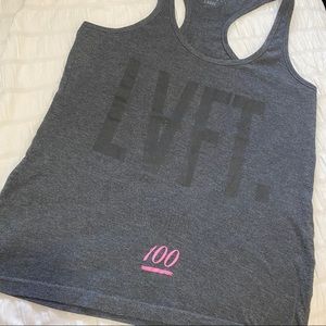 LVFT racer back tank 100